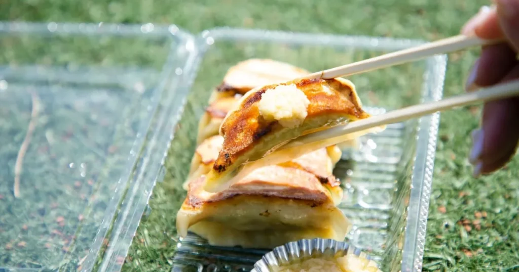 全日本ぎょうざ祭り モリコロパーク 餃子2