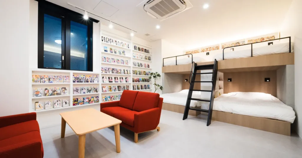 MANGA ART HOTEL ベッド