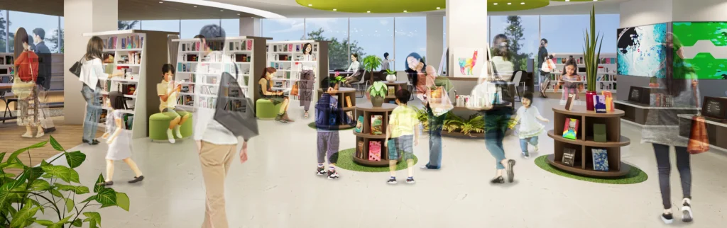 星が丘ボウル跡地プロジェクト　図書館3F