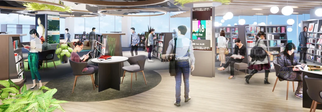 星が丘ボウル跡地プロジェクト　図書館4F