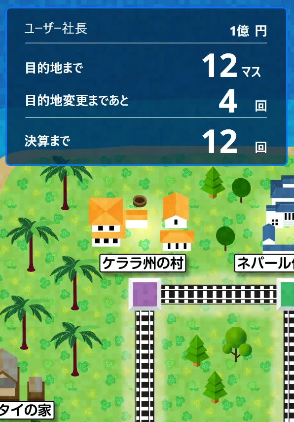 リアル桃鉄ワールド 操作画面③