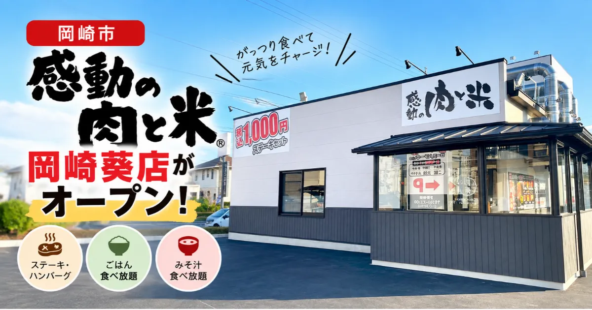 感動の肉と米　岡崎葵店