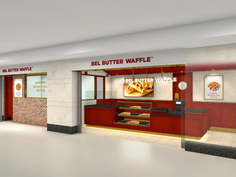2026年9月25日オープン「BEL BUTTER WAFFLE 名古屋サンロード店」店舗イメージ（画像提供：株式会社DAY TO LIFE）